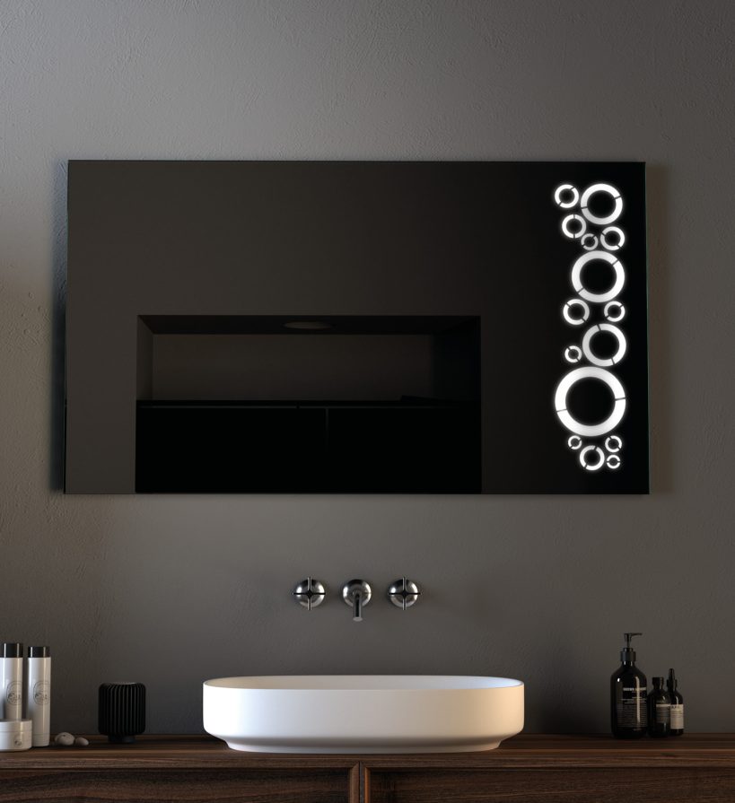 Progetto-group, specchi e accessori bagno, specchi decorati led, Cerchi nel grano 1084